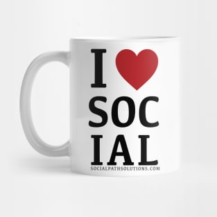 I Love Social Mug